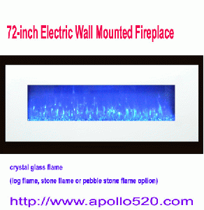 Sell: 72-inch Electric Wall Mounted Fireplace